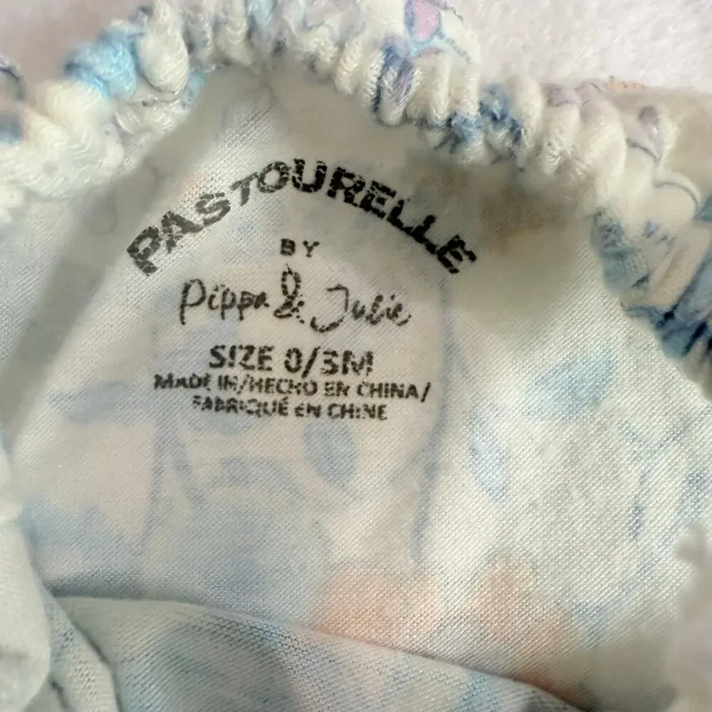 Pastourelle by Pippa & Julie 0-3 Months Baby Girl Bubble Romper Ruffle Floral